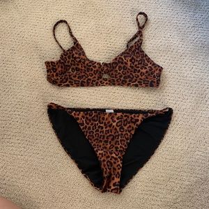 Cheetah print bikini